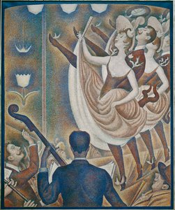 The can-can by Georges Pierre Seurat