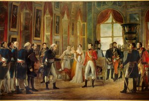 Napoleon I received in Saint-Cloud the Senatus-Consulte who proclaimed him emperor of the French on 18/05/1804 by Georges Rouget