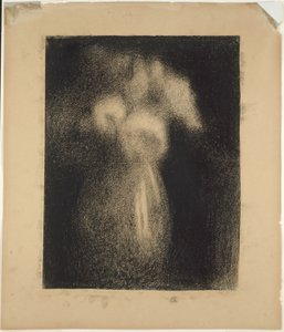 Roses in a Vase by Georges Seurat