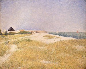 View of Fort Samson, 1885 by Georges Seurat
