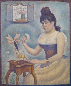 Young Woman Powdering Herself, c.1888-90