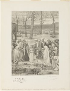 Pastoral Life of Saint Genevieve (center panel)