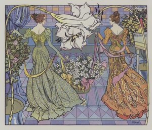Festival of Lilies in the United States by Georges de Feure