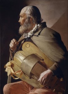 Blind Hurdy-Gurdy Player. 1620-30