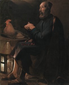 Saint Peter Repentant by Georges de La Tour