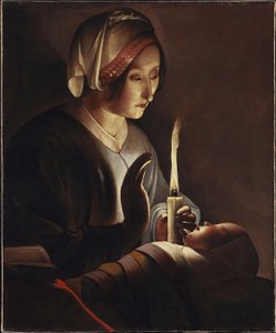 Saint Anne with the Christ Child by Georges de La Tour