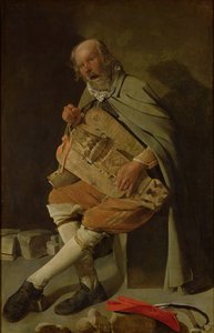 The Hurdy Gurdy Player, 1620s