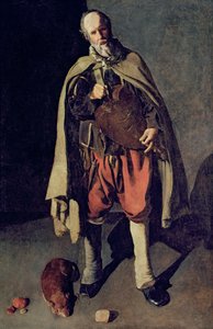 The Hurdy Gurdy Player with his Dog, 1620s