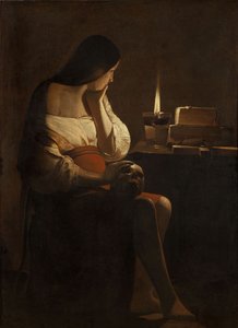 The Repentant Mary Magdalene by Georges de La Tour