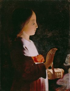 Young Virgin Mary by Georges de La Tour
