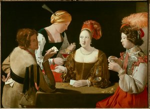 The cheat with the ace of diamonds by Georges de La Tour