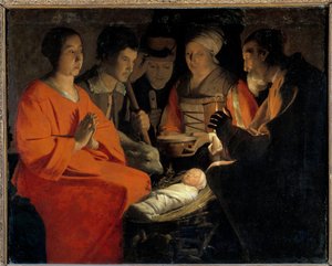 The Adoration of the Shepherds by Georges de La Tour