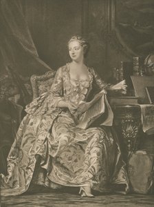 Madame de Pompadour by Georges de la after Tour