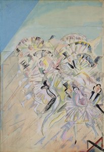Stage Design for the Operetta Girofle-Giroflia by Ch. Lecocq by Georgy Bogdanovich Yakulov