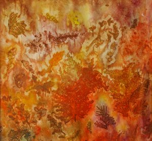 Autumn Leaves Abstract by Georgi Kostov