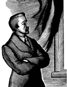 Heinrich Heine, 19th century German poet, 1934 by Georgi Yecheistov