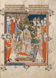 Coronation of Edward II from Apocalypse, Visio Sancti Pauli by Georgia Levan Ramishvili from Tbilisi