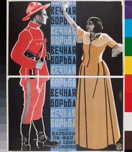 Movie Poster The Eternal Struggle by Georgii Avgustovich Stenberg
