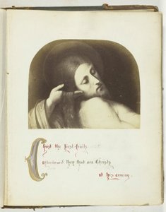Untitled [illustration of Jesus with Biblical quote], 1855-1868