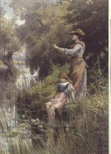 Fishing by Georgina M. de l Aubiniere