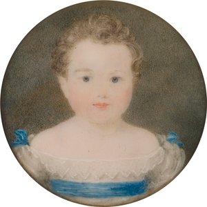 Portrait of Orlando George Charles Bridgeman, Afterwards 3rd Earl Bradford, as a Child (1819-1898) by Georgina Viscountess Newport Moncreiff