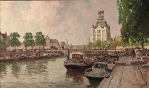 A view of the Witte Huis, Rotterdam