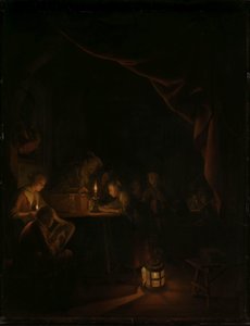 The Night School by Gerrit Dou