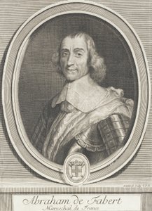 Abraham de Fabert, Marshal of France by Gérard Edelinck