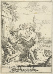 Pastoral Scene with Dameet, Galate, and Amaril by Gerard Hoet (I)