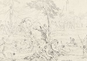 Bathing Nymphs and Bacchantes