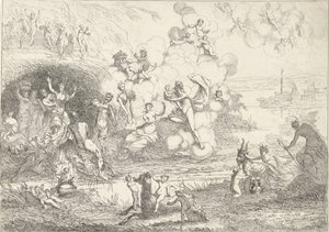 Mercury Gives Bacchus to the Nymphs (series title: The Life of the Bacchantes)