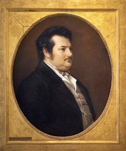 Portrait of young Balzac (Honore de Balzac)