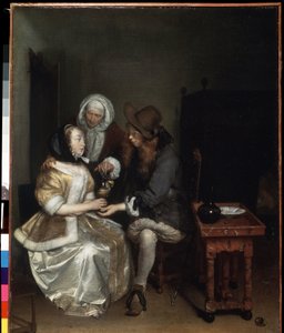 A Glass of Lemonade by Gerard Terborch