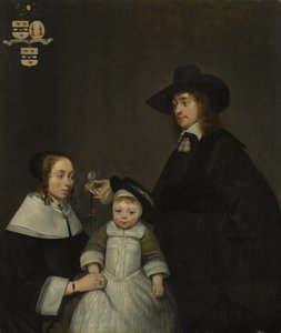 The Van Moerkerken Family, ca. 1653-54 by Gerard Terborch II
