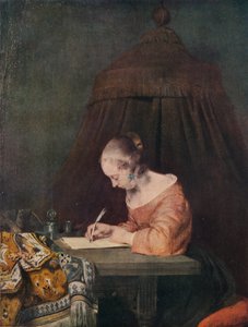 Woman Writing a Letter, c1655, 1938