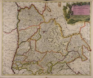 Delphinatus Prefecture Known to the French as Gouvernement de Dauphiné Divided into Upper and Lower by Gerard Valck