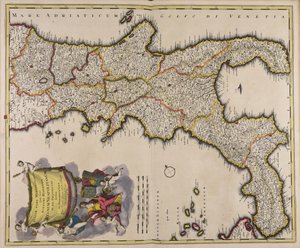 Southern Part of Italy, Now the Kingdom of Naples Divided into XII Provinces by Gerard Valck