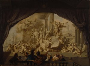 Allegory on the Fame of Amsterdam by Gerard de Lairesse