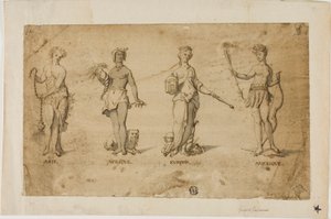 Four Continents by Gerard de Lairesse
