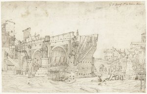 Ponte Rotto over the Tiber, Rome