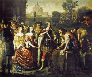 Allegory of the Foundation of Oranienburg by Gerard van Honthorst
