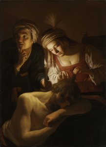 Samson and Delilah by Gerard van Honthorst