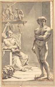 Allegory of Sculpture by Gerard van Houten