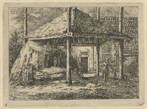 Haystack (Roof of a Haystack in Pernis) by Gerardus Emaus de Micault