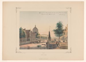 View of the Oude Vest in Leiden Oude Vest