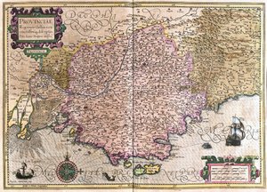 France (engraving) by Gerardus Mercator