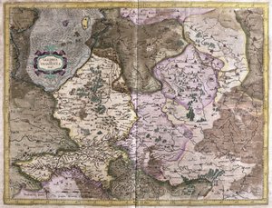 Gelderland and Overijssel, Netherlands (engraving)