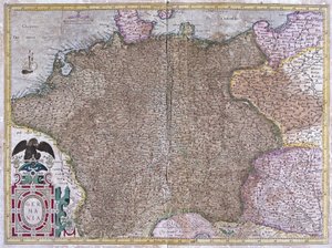 Germany (engraving) by Gerardus Mercator