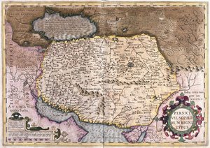 Iraq and Afghanistan (engraving) by Gerardus Mercator