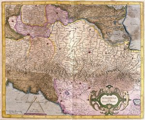 Romagna with Parma, Italy (engraving)